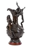 Untitled by Marcel Debut, Bronze Nymph & Dragon Ewer, sold Jan 2026