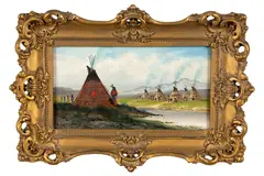 Untitled by A. D. M. Cooper, Oil on Canvas Painting, sold Jan 2026