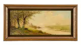 Untitled by A. D. M. Cooper, Oil on Board Painting, sold Jan 2026