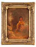 Untitled by Alice Coutts, Oil on Board, sold Jan 2026