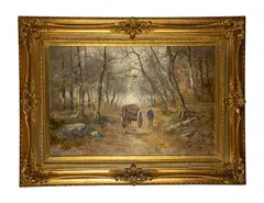 Untitled by Hugo Anton Fisher, Oil on Canvas Painting, sold Jan 2026