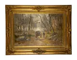 Untitled by Hugo Anton Fisher, Oil on Canvas Painting, sold Jan 2026