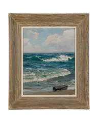 Untitled by Charles Vickery, Oil on Board Painting, sold Jan 2026