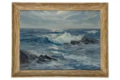 Untitled by Charles Vickery, Oil on Canvas Painting, sold Jan 2026