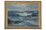 Untitled by Charles Vickery, Oil on Canvas Painting, sold Jan 2026