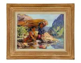 Untitled by Marjorie Reed, Oil on Canvasboard Painting, sold Jan 2026