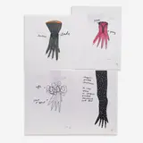 21 Glove Designs by Geoffrey Beene, 1985-89, marker on paper, sold Sep 2023