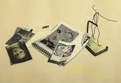 The Postcard by Liliana Porter, 1984, screenprint and collage, sold Sep 2023