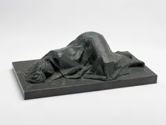 Dormida Vestida by Felipe Castaneda, 2000, bronze, sold Sep 2023