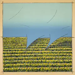 Paisaje by Hugo de Marziani, serigraph, sold Sep 2023