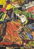 Zona Vital by Juan Carlos Lasser, oil on paper, sold Sep 2023