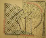 Paisaje-B by Hugo de Marziani, 2001, acrylic on canvas, sold Sep 2023