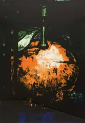 Mandarin Orange by Aaron Fink, 1989, lithograph, sold Sep 2023
