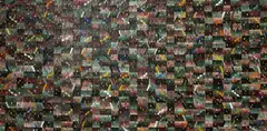 Red/Green Painting by Jane Couch, 1978-79, oil on canvas, sold Sep 2023