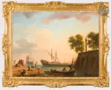 Vue des galères de Naples by Joseph Vernet, Toile, sold Jun 2022