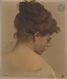 Profil de Danseuse by Isidore Pils, Toile d’origine (n°, sold Jun 2022
