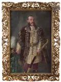 Portrait de Vladimir Nikolic de Podrinje by Konrád Filip, 1853, Toile, sold Jun 2022