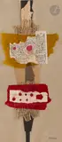 Personnage by Raymond Preaux, Collage, sold May 2022