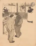 L’Escarmouche, 1893. (Avant la lettre). Chromolithographie. Entoilée. Sans imp by Henri Gabriel Ibels, Affiche dans le monde, p, sold May 2022