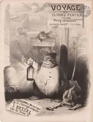 Voyage où il vous plaira by Tony Johannot, 1848, Lithographie sur papier fort, sold May 2022