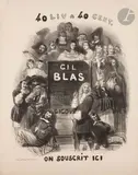 Gil Blas by Jean Gigoux, 1842, Lithographie, sold May 2022