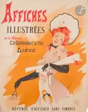 Affiches illustrées de la Maison Charles Gordinne & Fils à Liège, 1898 Chromolithographie. Non entoilée. Imp. Charles Gordinne & Fils, Liège by Armand Henrion, Affiche en Belgique, p, sold May 2022