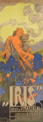 Iris, 1998 Chromolithographie en 2 feuilles. Entoilée. Imp. G. Ricordi & Cie, Milan by Adolf Hohenstein, Affiche dans le monde, p, sold May 2022