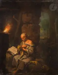 Saint Pierre repentant by Johann Conrad Seekatz, Toile, sold May 2022