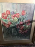 Bouquet de tulipes by Mathilde See, Aquarelle, sold Dec 2021
