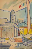 Le Port de La Ciotat by Louis-Mathieu Verdilhan, Aquarelle à fond perdu signée en bas à droite, sold Dec 2021