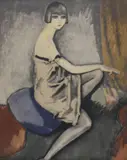 La chemise d'argent by Kees van Dongen, Aquatinte et impression photomécanique, sold Nov 2021