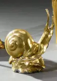 Escargot by Antoine Bofill, Épreuve en bronze doré, sold Nov 2021