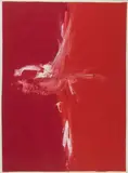 Rouge by David Budd, 1961, Gouache et crayon, sold Oct 2018