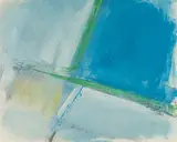 Sans titre by David Budd, 1962, Gouache et crayon noir, sold Oct 2018
