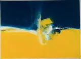 Jaune, blanc, bleu by David Budd, Gouache, sold Oct 2018