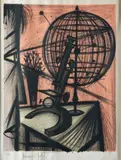 Le Microscope. 1969 by Bernard Buffet, Lithographie en couleurs signée en bas à droite, sold Mar 2018