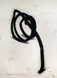 Undetermined line by Bernar Venet, 2005, Lithographie, sold Jun 2010
