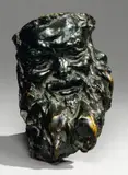 Masque de Silène by Jules Dalou, Bronze à patine brune Fonte à cire perdue de Hébrard, exemplaire n°8, sold Jun 2010