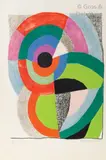 Composition Orphique. Vers 1965 by Sonia Delaunay, Lithographie en couleurs sur vélin signée en bas à droite, annotée «?EP d’atelier, sold Jun 2018