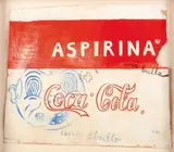 Aspirina by Daniele Melani Dit Spider, Gouache sur papier déchiré, sold May 2011
