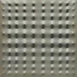 Sans titre, 1968 Multiple en plastique thermoformé. H_30 cm L_30 cm Provenance: Galleria l' by Enrico Castellani, Affiche, Milan, sold May 2011