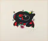 Composition by Joan Miró, Lithographie en couleurs, sold May 2011