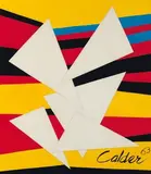 Composition aux triangles by Alexandre Calder, 1963, Gouache sur papier, sold May 2011