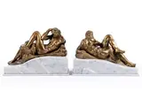 Untitled by Paar Bronzefiguren „Tag und Nacht, bronze, offered Sep 2025