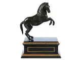 Untitled by Bronzefigur eines springenden Pferdes, bronze, sold Sep 2017