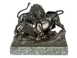 Untitled by einen Stier reißend Löwe, bronze, offered Sep 2022