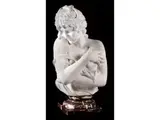 Untitled by Marmorbüste eines Mädchens, marble, offered Apr 2020