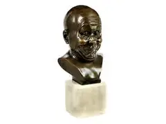 Ein Absichtlicher Schalksnarr by Franz-Xaver Messerschmidt, 1732 – 1784, bronze, sold Dec 2018
