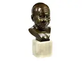 Ein Absichtlicher Schalksnarr by Franz-Xaver Messerschmidt, 1732 – 1784, bronze, sold Dec 2018