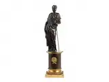 Untitled by Bronzestatue einer Vestalin, bronze, sold Dec 2018